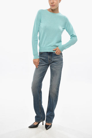 Maglia Girocollo in Misto Cashmere