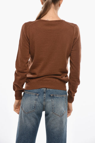 Maglia Girocollo in Lana Vergine e Cashmere