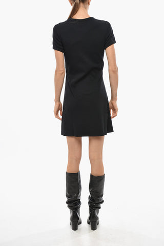 Mini Dress a Trapezio Bicolore