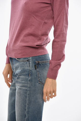 Cashmere-Blend Turtleneck Sweater