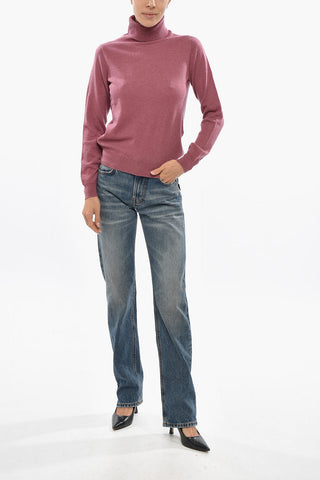 Cashmere-Blend Turtleneck Sweater