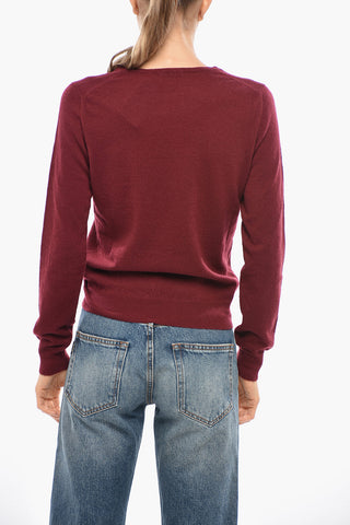 Maglia Girocollo in Misto Cashmere