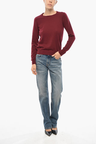 Maglia Girocollo in Misto Cashmere