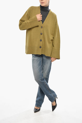 Cashmere Blend V-Neck Cardigan