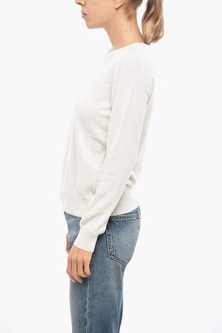 Maglia Girocollo in Lana Vergine e Cashmere