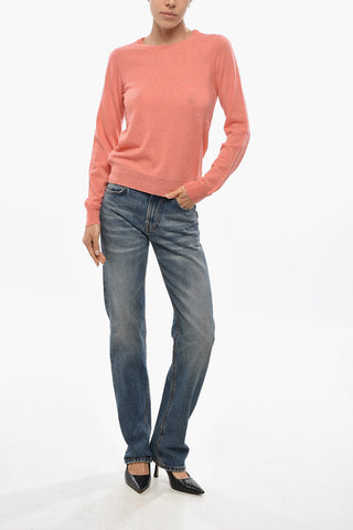Maglia Girocollo in Misto Cashmere