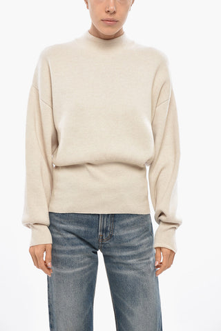 Slim-Fit Cashmere Mock Neck