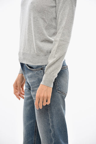 Maglia Girocollo in Lana e Cashmere