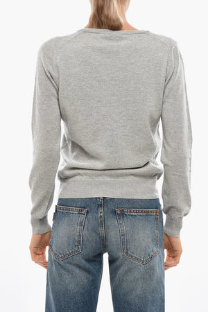 Maglia Girocollo in Lana e Cashmere