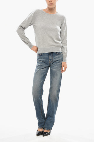 Maglia Girocollo in Lana e Cashmere