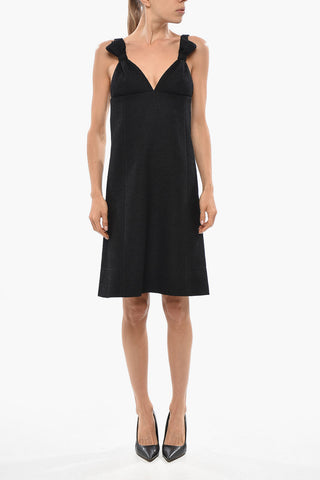 Slip Dress in Misto Lana Bouclè