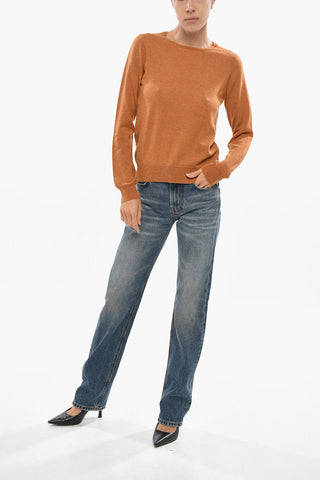 Maglia Girocollo in Misto Cashmere