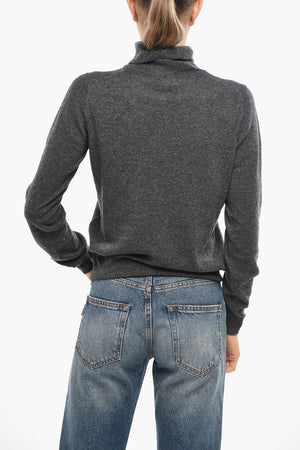 Cashmere-Blend Turtleneck Sweater