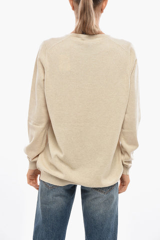 Maglia Girocollo in Misto Cashmere