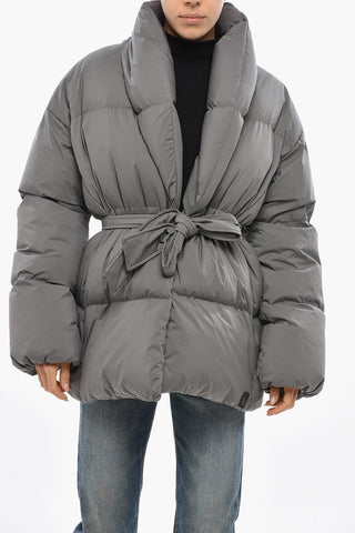 Doppelreihige Daunenjacke NEW DADA mit Gürtel