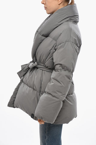 Doppelreihige Daunenjacke NEW DADA mit Gürtel