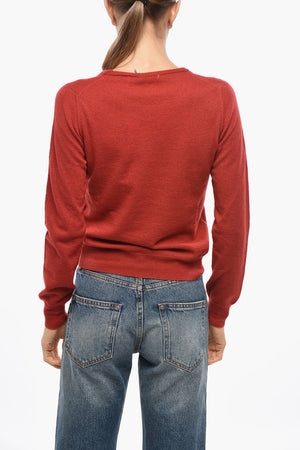 Maglia Girocollo in Misto Cashmere