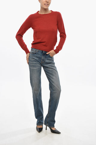 Maglia Girocollo in Misto Cashmere