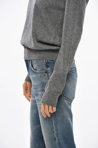 Maglia Girocollo in Lana e Cashmere