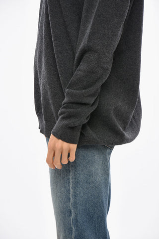 Maglia Girocollo in Misto Cashmere