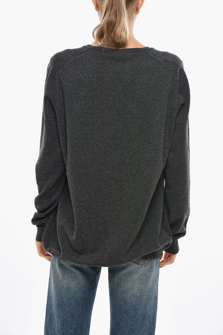 Maglia Girocollo in Misto Cashmere