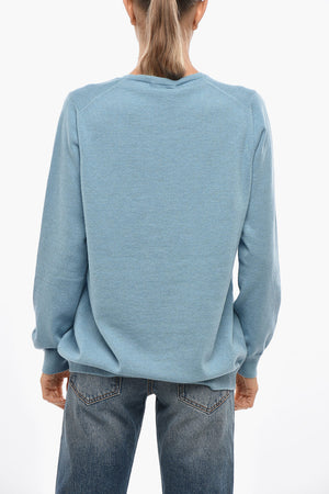 Maglia Girocollo in Misto Cashmere