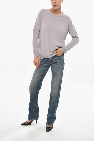 Maglia Girocollo in Puro Cashmere