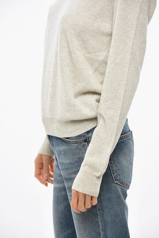Maglia Girocollo in Lana Vergine e Cashmere