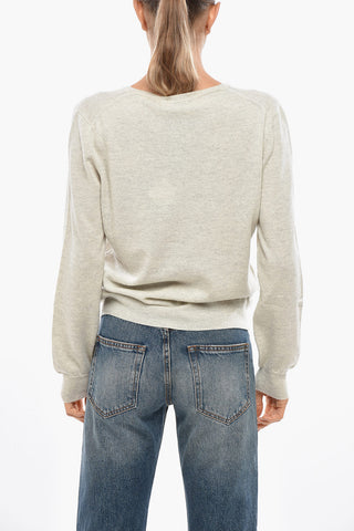 Maglia Girocollo in Lana Vergine e Cashmere