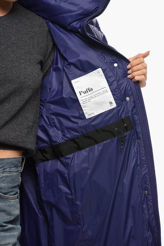 Piumino Lungo PUFFA con Cappuccio Removibile