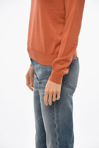 Maglia Girocollo in Lana Vergine e Cashmere