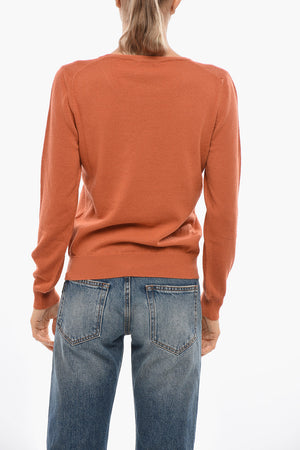 Maglia Girocollo in Lana Vergine e Cashmere