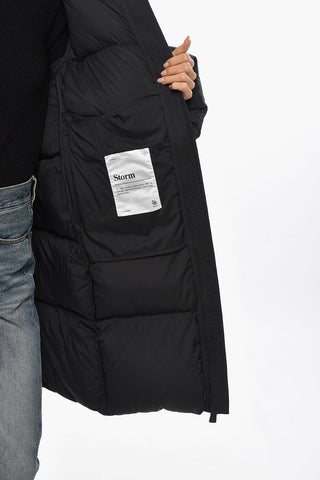 Daunenjacke STORM mit Kapuze Collar-Shape
