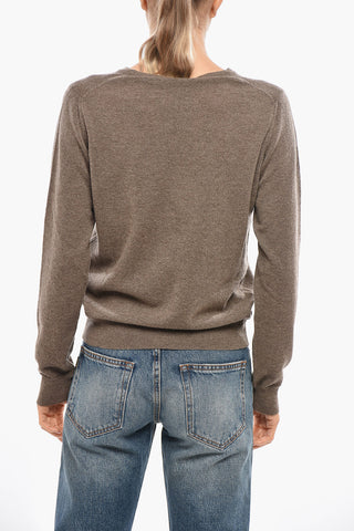 Maglia Girocollo in Misto Cashmere