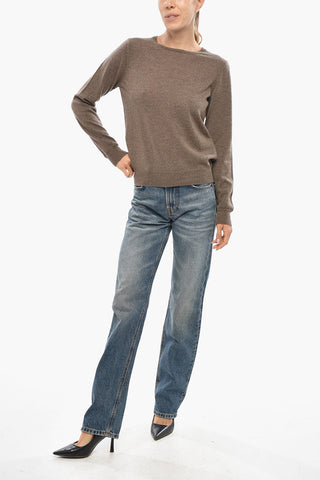 Maglia Girocollo in Misto Cashmere