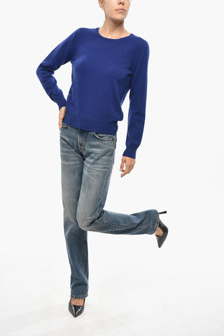 Maglia Girocollo in Lana Vergine e Cashmere
