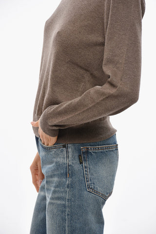 Maglia Girocollo in Lana e Cashmere