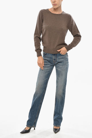 Maglia Girocollo in Lana e Cashmere