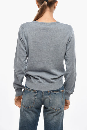 Maglia Girocollo in Lana e Cashmere