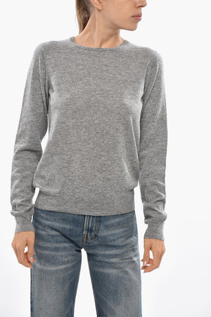 혼방 캐시미어 라운드넥 니트