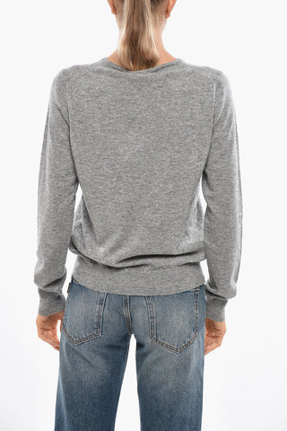 Mixed Cashmere Crewneck Sweater