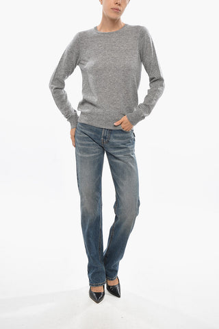 Mixed Cashmere Crewneck Sweater