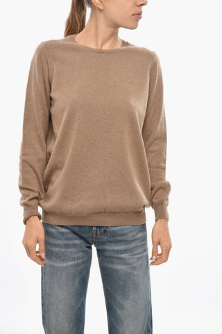 Rundhalspullover Aus Kaschmirmischung