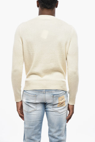 Solid Cashmere and Wool Crewneck Sweater