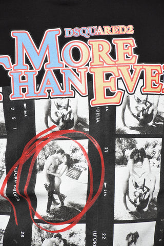 Rundhals-T-Shirt MORE THAN EVER bedruckt
