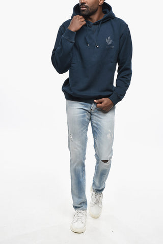 Brushed Cotton Hoodie COOL FIT With Raised Logo