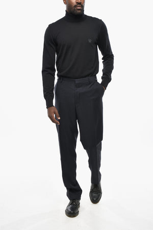 CC COLLECTION Pantaloni in Lana Vergine Gessati