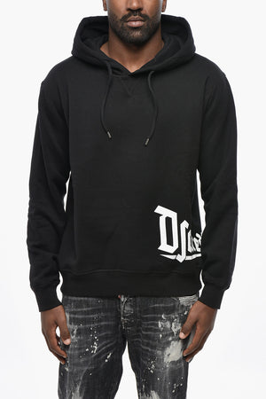 Hoodie Aus Baumwollfleece COOL FIT Mit Kontrastierendem Logo