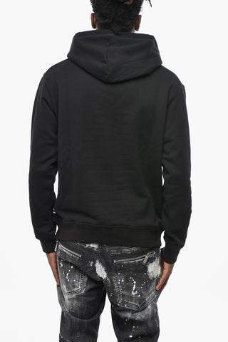 Hoodie Aus Baumwollfleece COOL FIT Mit Kontrastierendem Logo