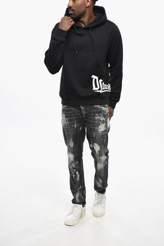 Hoodie Aus Baumwollfleece COOL FIT Mit Kontrastierendem Logo